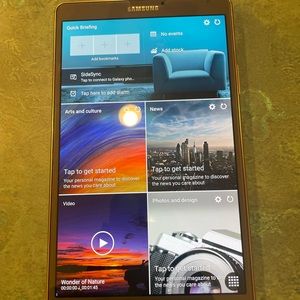 Samsung Galaxy Tab S SM-T700 16GB, Wi-Fi, 8.4in - Titanium Bronze